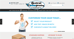 Desktop Screenshot of centralscreenprinting.com